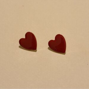 Heart earrings N1212